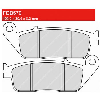 FDB570EF ECO Friction FERODO(tF[h) 73498434