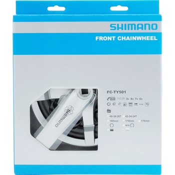 EFCTY501C888CSB クランクセット 48-38-28 G付 170mm シルバー SHIMANO(シマノ)