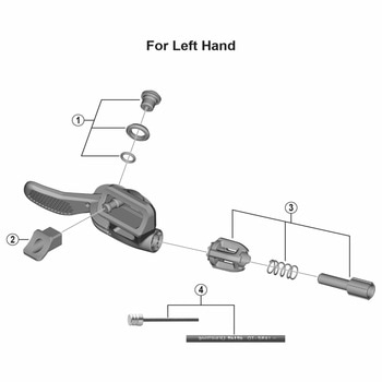 Y06N98040 SL-M7000L アウターアジャスト ボルト ユニット 左 SHIMANO(シマノ)