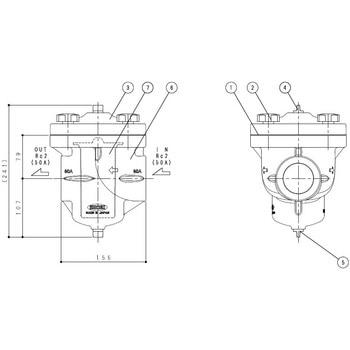 樹脂製ヘアキャッチャ MCI ショウエイ