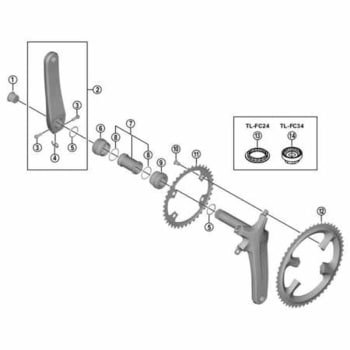 Amazon | シマノ(SHIMANO) リペアパーツ チェーンリング 39T-MW