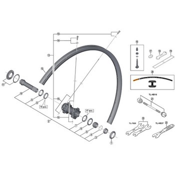 Y24606000 HB-M618 右玉押 SHIMANO(シマノ)