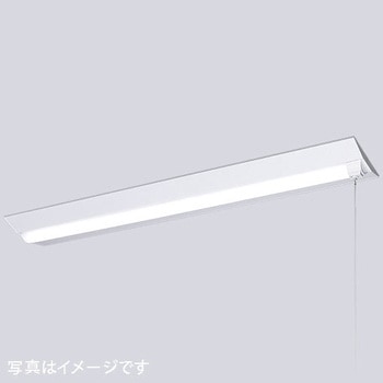 LEDioc LEDベースライト (LEDユニット一体形) 40W形逆富士形 ＜23mm幅＞ Hf32形定格出力形相当 5200Lmタイプ 2灯用相当 (プルスイッチ付) 岩崎電気