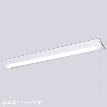 LEDioc LEDベースライト (LEDユニット一体形) 40W形 逆富士形 ＜230mm幅＞ FLR40形相当 4000Lmタイプ 2灯用相当 (プルスイッチ付) 岩崎電気