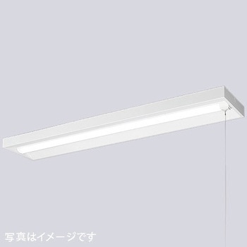 LEDioc LEDベースライト (LEDユニット一体形) 40W形直付形 ＜25mm幅＞ Hf32形高出力形相当 6900Lmタイプ 2灯用相当 (プルスイッチ付) 岩崎電気