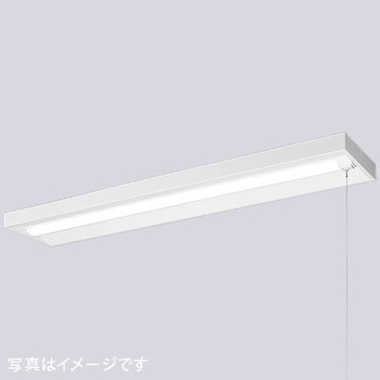 LEDioc LEDベースライト (LEDユニット一体形) 40W形直付形 ＜25mm幅＞ Hf32形定格出力形相当 2500Lmタイプ 1灯用相当 (プルスイッチ付) 岩崎電気