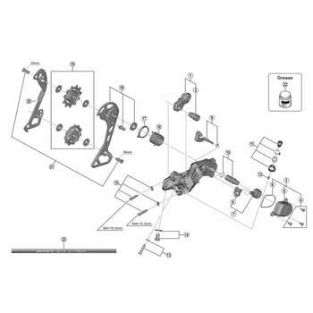 Y3E498040 RD-M6000 カムユニット SHIMANO(シマノ)