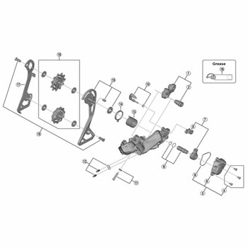 Y3E498070 RD-M6000 レバーユニット/イタ SHIMANO(シマノ)
