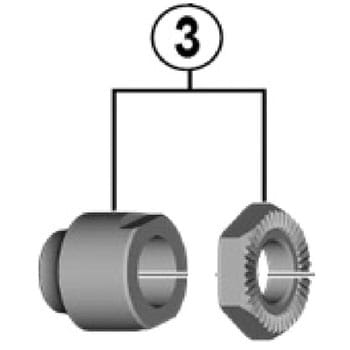 Y3E698020 FH-TX500 右ロックナットユニット QR用 SHIMANO(シマノ)