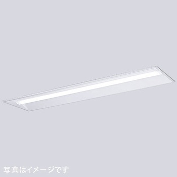 LEDioc LEDベースライト (LEDユニット一体形) 40W形埋込下面開放形 ＜30mm幅＞ FLR40形相当 4000Lmタイプ 2灯用相当 (一般タイプ) 岩崎電気