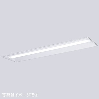 LEDioc LEDベースライト (LEDユニット一体形) 40W形埋込下面開放形 ＜30mm幅＞ FLR40形相当 2000Lmタイプ 1灯用相当 (一般タイプ) 岩崎電気