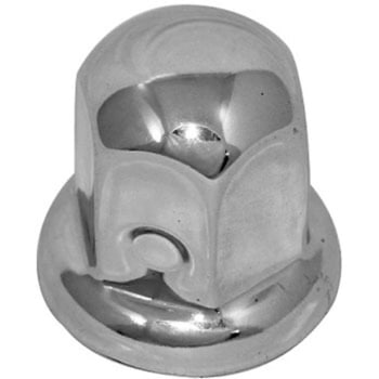 ISO33mm ステンレス製ナットキャップ フロント リア兼用 高さ50mm シルバー デコキャップ 10個セット MAD MAX(マッドマックス)