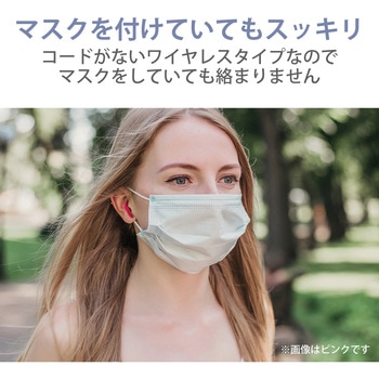 ワイヤレスイヤホン Bluetooth セミオープン 超小型 エレコム
