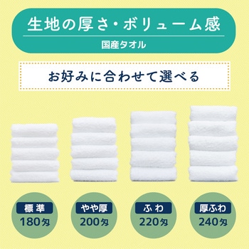 【名入れ】国産白ソフトタオル120枚 レスタス