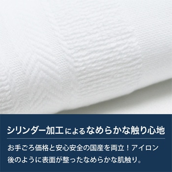 【名入れ】国産白シリンダータオル120枚(のし紙のみ名入れ) レスタス