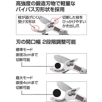 PPD-1825P 充電式ポール剪定はさみ 18V 2．5Ah(バッテリー1個付き