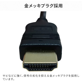 HDB-410 HDMIケーブル(A-A) 1本 YAMAZEN(山善) 【通販サイトMonotaRO】