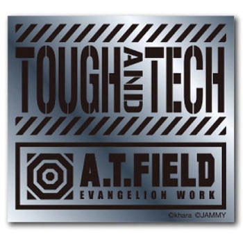 TOUGH and TECH ATロゴ シルバー S ゼネラルステッカー