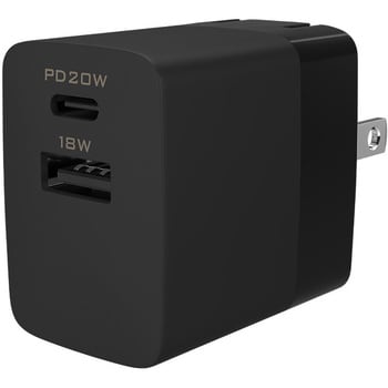 USB Type-C & Type-A搭載 PD20W対応 AC充電器 OWLTECH(オウルテック