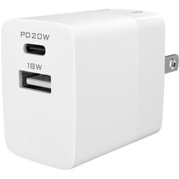 USB Type-C & Type-A搭載 PD20W対応 AC充電器 OWLTECH(オウルテック)