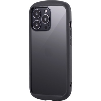 iPhone 13 Pro 耐衝撃ハイブリッドケース「Cleary」 ストラップホール付 LEPLUS