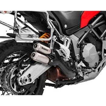 [E4仕様]スリップオンマフラー(S/O) チタン AKRAPOVIC (アクラポビッチ)