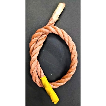 ハイラインロープ カッチ色 三つ打ち カット品 稲葉製綱