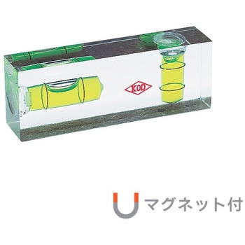 PWM-平型アイベルマグネット付水平器 アカツキ製作所(KOD)
