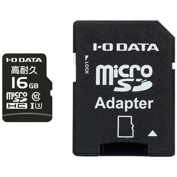 UHS-I UHSスピードクラス3対応高耐久microSDメモリーカード I ・O DATA(アイ・オー・データ)