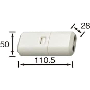 FHK-T チューブゴム用着脱継手 サンポット 寸法50×110.5×28mm FHK-T