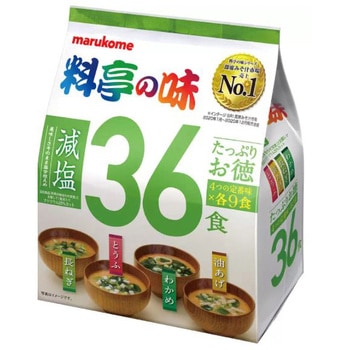 たっぷりお徳 料亭の味減塩 36食 マルコメ