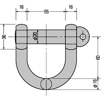 オイルフェンス用シャックル コンドーテック