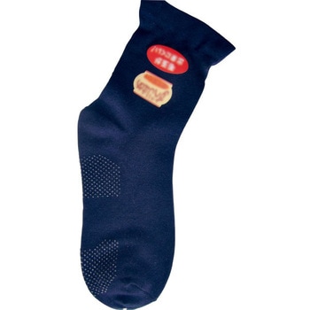 片手ではける靴下 毛混 すべり止め付 紳士用 桑メリヤス