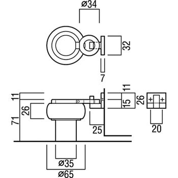 フック付き床付け戸当り UNION(ユニオン)