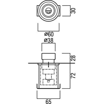 埋込式扉止め UNION(ユニオン)