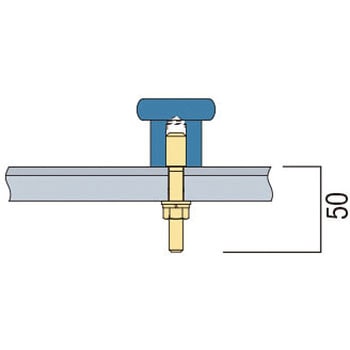 UT-A27 床付け戸当りOAフロア用アダプター UNION(ユニオン) 高さ70mm UT-A27 - 【通販モノタロウ】