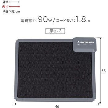 薄型デスクヒーター 【 選べるセット数 】1台/3台/5台/10台 パネルヒーター 足元ヒーター オフィス 【3時間OFFタイマー付き】 萩原