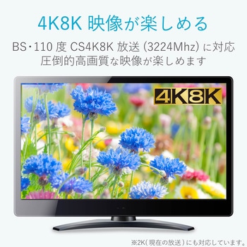 フラットケーブル F形接栓式 【2K・4K・8K対応】 DXアンテナ