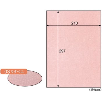 ナチュラ (まとめ) ヒサゴ クラッポ小染 はな うすべにA4 CU03S 1冊(10