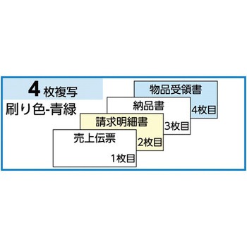 売上伝票 請求・納品・受領付 ヒサゴ