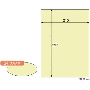 QJ04S クラッポ色上質 1冊(10枚) ヒサゴ 【通販サイトMonotaRO】