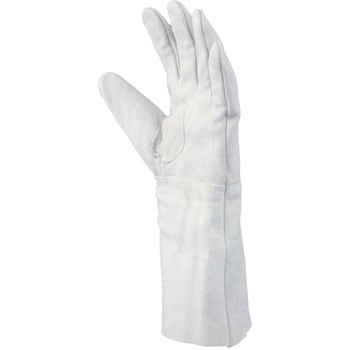 溶接用牛床革内縫手袋(袖長タイプ) 8711-7 日光物産(NIKKO)