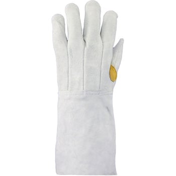溶接用牛床革内縫手袋(袖長タイプ 吟アテ付) 8711-7Y 日光物産(NIKKO)