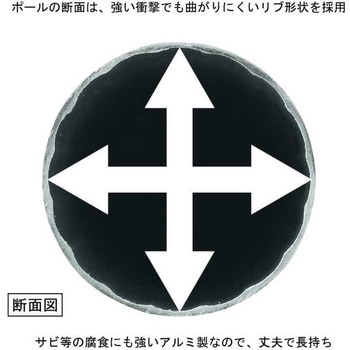 HAP-2 アルミポール2m ハイビスカス(ランドアート) 1箱(10本 HAP-2 アルミポール2m ハイビスカス(ランドアート) 1箱(10本