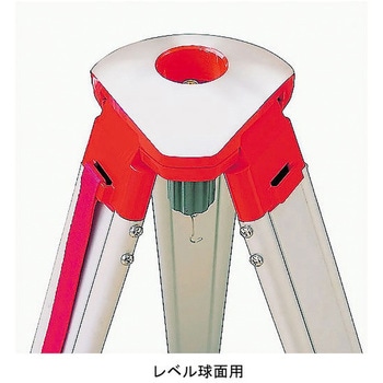 アルミ三脚 オートレベル用 球面 ハイビスカス(ランドアート)