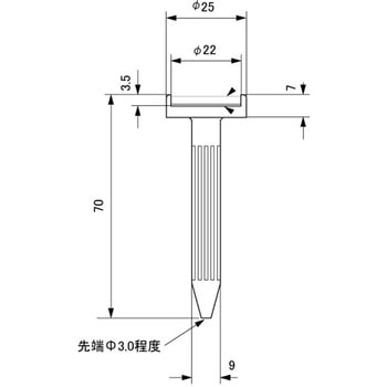 レクノス表示鋲 ハイビスカス(ランドアート)
