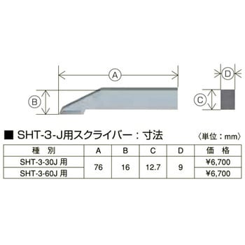 SHT-3-30J/60J用 スクライバー 1本 中村製作所(KANON) 【通販モノタロウ】