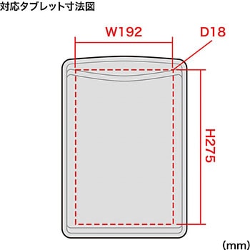 ネオプレンスリップインタブレットPCケース サンワサプライ