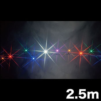 LEDルミネーション(連結タイプ) LEDストリング(ミックスカラータイプ) DENSAN(ジェフコム)