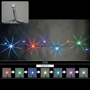 LEDルミネーション(連結タイプ) LEDストリング(フルカラータイプ) DENSAN(ジェフコム)